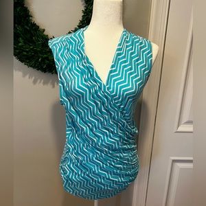 Pixley cross front blouse EUC